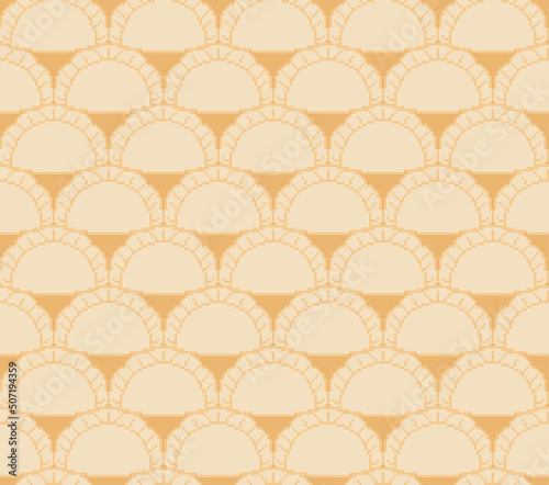 Jiaozi Chinese dumplings pattern seamless. Traditional food in China background