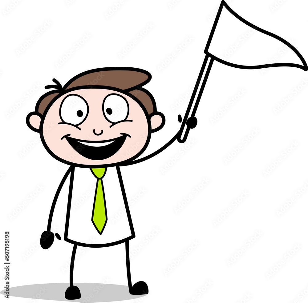 cartoon character of a man