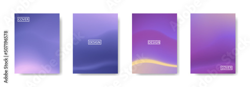 Set of abstract background with beautiful gradation color, colorful background for poster flyer banner backdrop.vertical banner.cool fluid background vector illustration