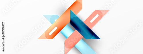 Background overlapping lines. Dynamic lines abstract wallpaper. Straight lines composition vector illustration for wallpaper banner background or landing page