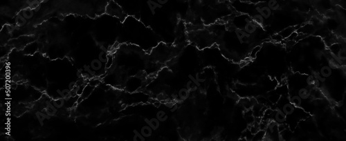 Black marble background texture natural stone pattern abstract for design art work.
