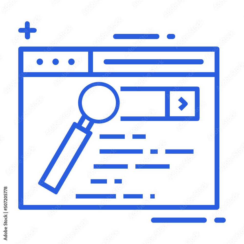 Search, seo, technology icon