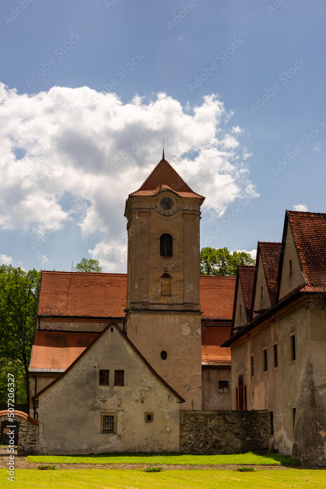 Red Monastery in Slovakia. Pieniny Mountains Architecture and Landmarks