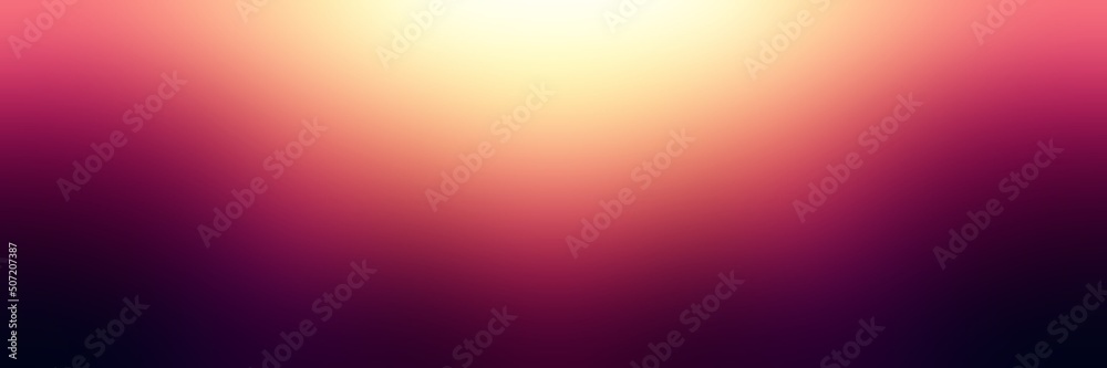 Blur empty background banner deep purple color. Dark bottom and diffused light on top.