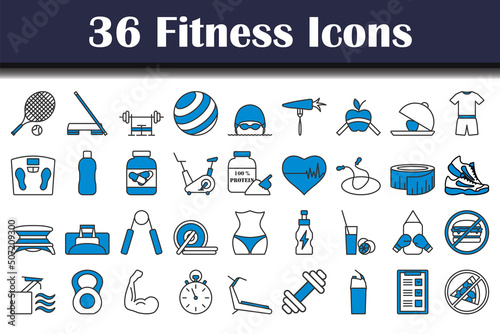 Fitness Icon Set