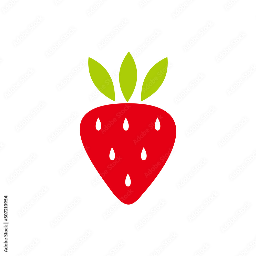 Strawberry vector icon. fruit icon Strawberry vector icon. fruit icon
