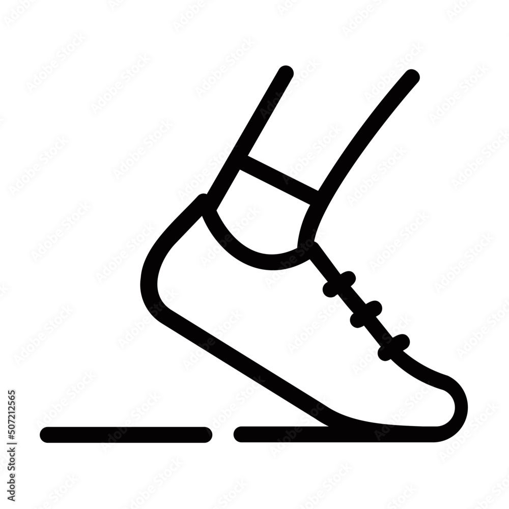 running line icon running line icon