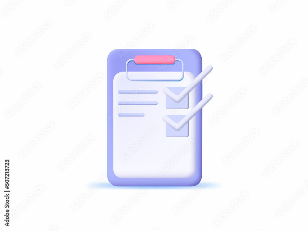 3d assigment icon illustrations concept 3d assigment icon illustrations concept