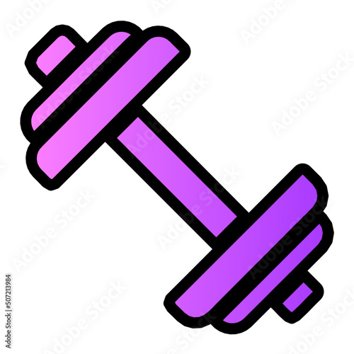 dumbbell gradient icon