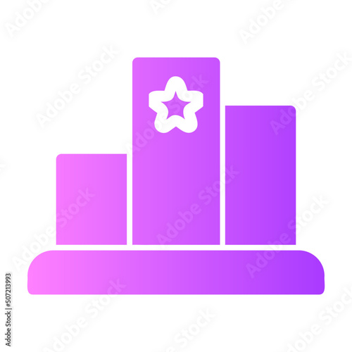 ranking gradient icon