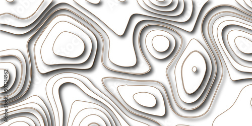 Abstract white papercut background with waves. Abstract papercut and multi layer cutout geometric pattern on vector, Abstract soft white background with waves, textured Papercut.