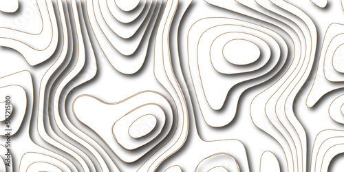 Abstract white papercut background with waves. Abstract papercut and multi layer cutout geometric pattern on vector, Abstract soft white background with waves, textured Papercut.