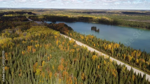 Route 109 in Abitibi-Témiscamingue Quebec Canada photo