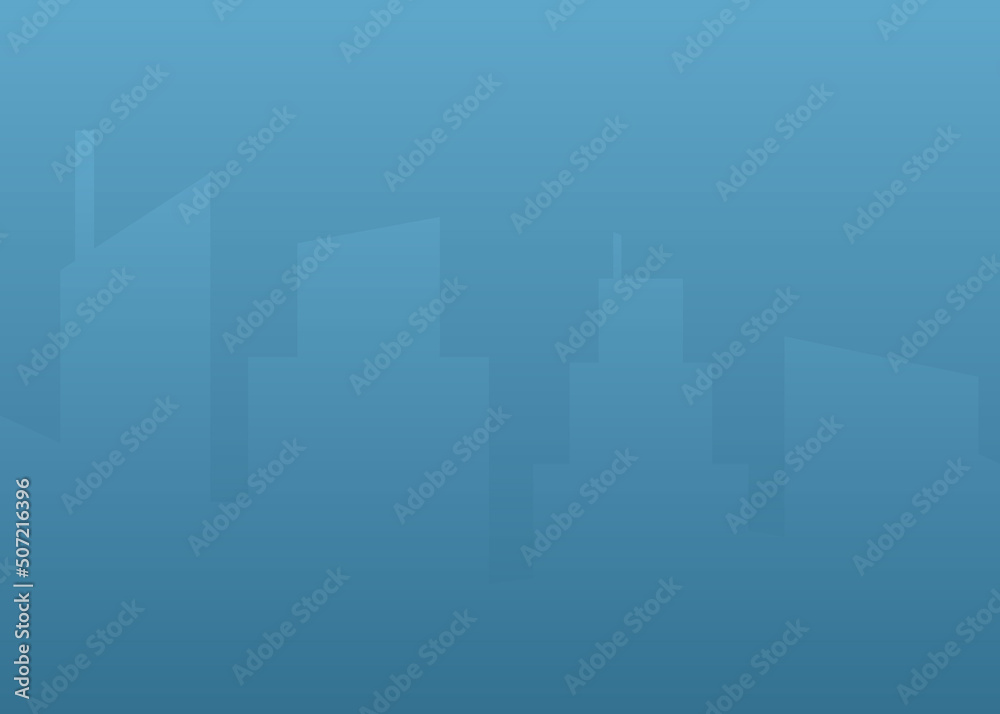 Obraz premium city landscape silhouette, city vector background, high-rise buildings on a blue background copy space. urban texture