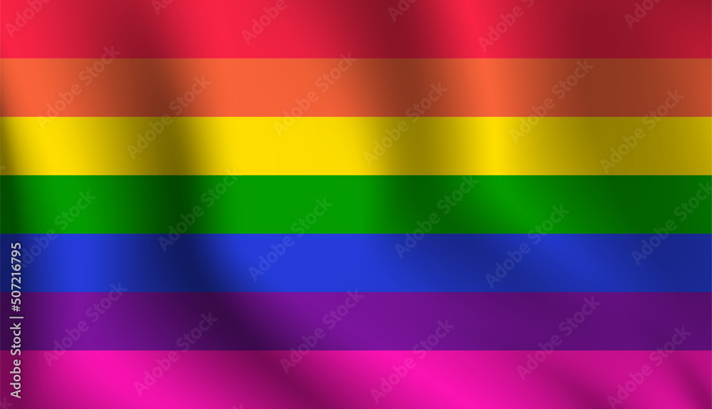 LGBT Pride Month.Colorful rainbow color background. Vector.