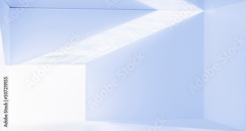 Wallpaper Mural Light and shadow in the backdrop of an open white room Torontodigital.ca