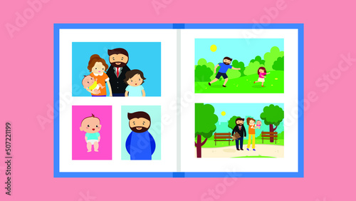 Expanded family photo album