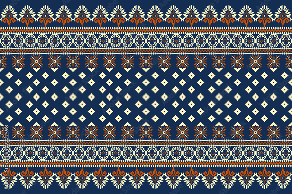 Beautiful geometric ethnic art pattern traditional. Design for