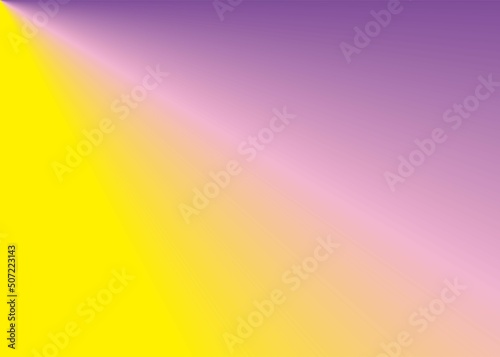 Φωτογραφία Gradient background with three color yellow, purple, dark blue