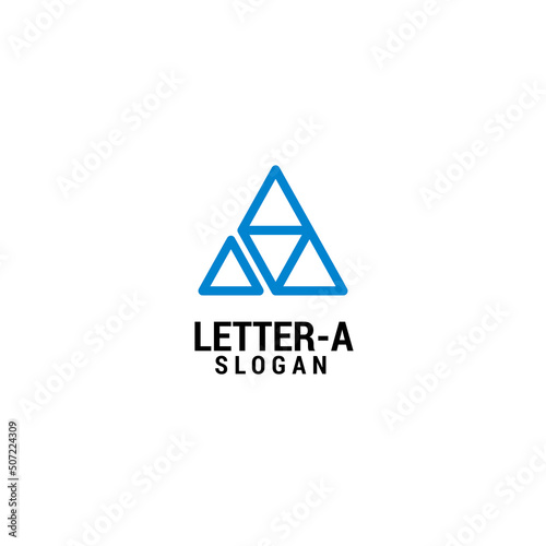 Letter A logo icon design template. luxury, premium vector