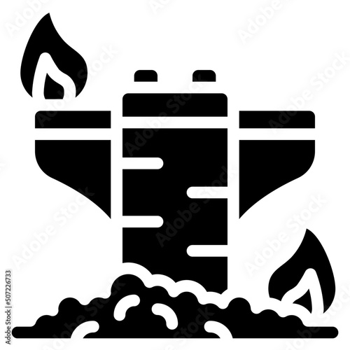 Rocket Crash Icon