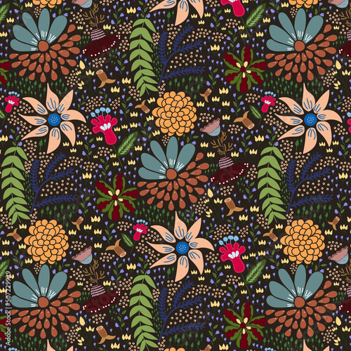 Floral seamless pattern