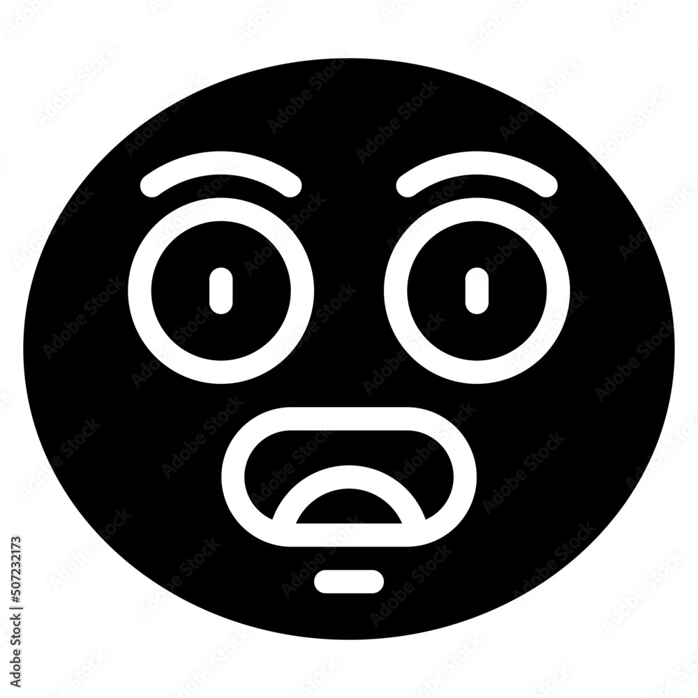 Fototapeta premium Shocked Icon