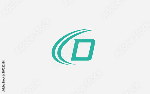Financial business and investment logo and symbol design vector with the letter D