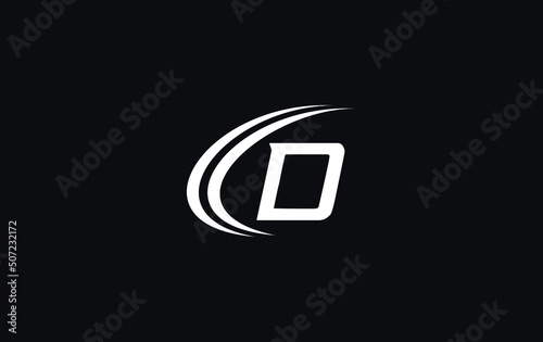 Financial business and investment logo and symbol design vector with the letter D