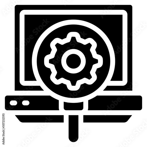Laptop SEO Icon