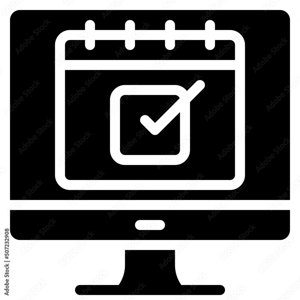 Online Appointment Booking Icon Online Appointment Booking Icon