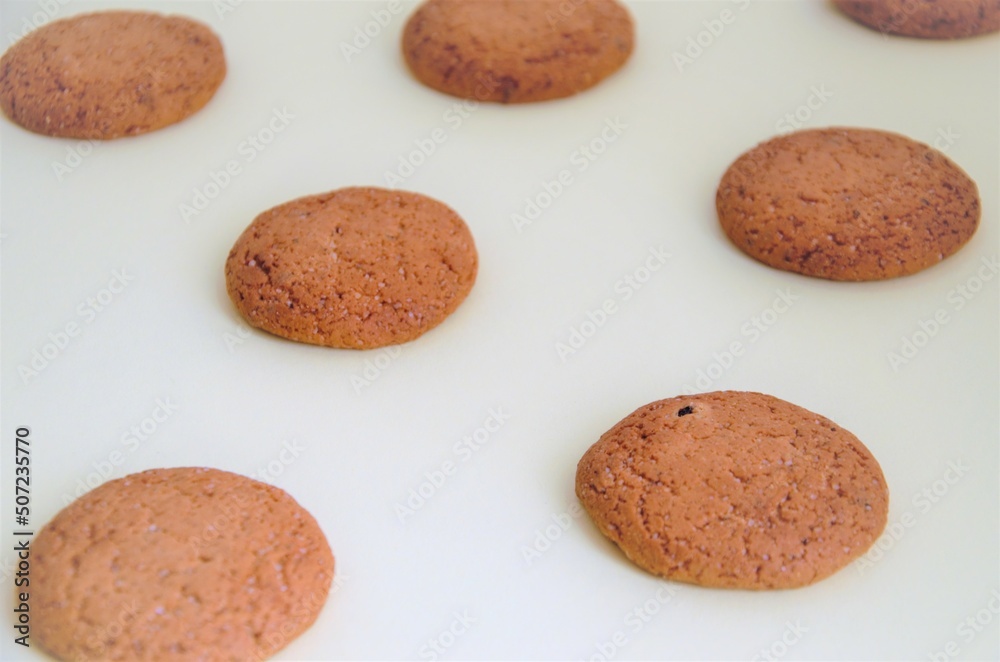 oatmeal cookies on a white background, cookie background oatmeal cookies on a white background, cookie background