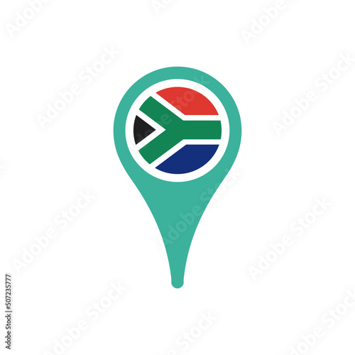 Free Download Colour icon for South Africa Flag Map - GFXLoad