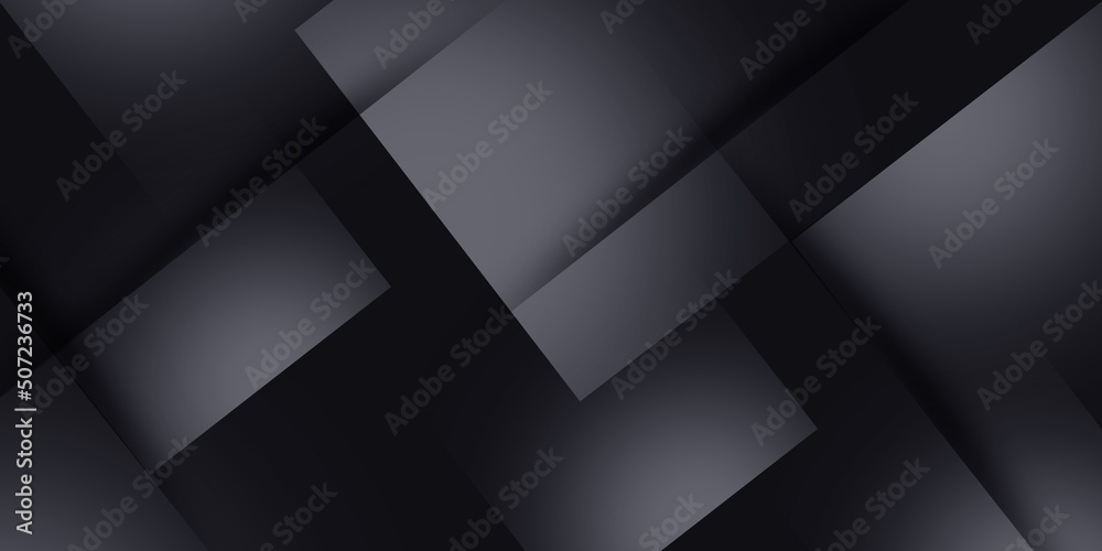 Dark geometric black background design square pattern