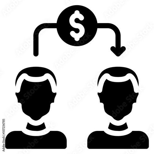 Peer To Peer Lending Icon