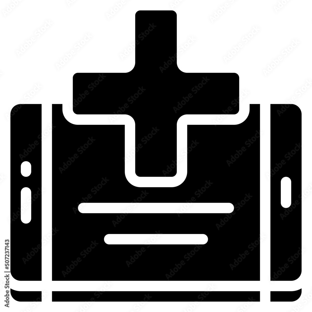 Fototapeta premium AR In Medicine Icon