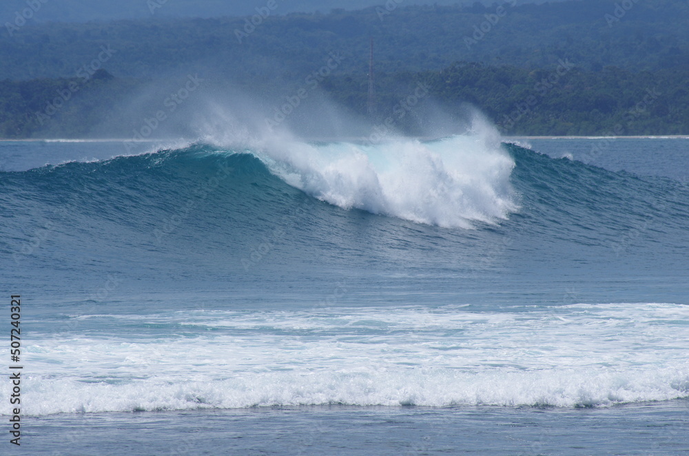 Indonesian surf near Krui