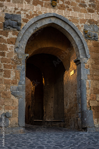 Beautiful historic center of Civita di Bagnoregio. Lazio  Italy © Stefano Zaccaria