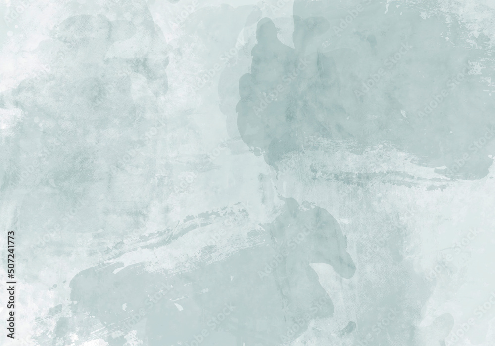 Fototapeta premium Elegant and soft marble texture in gray and subtle green. Paint strokes added for extra texture and depth.