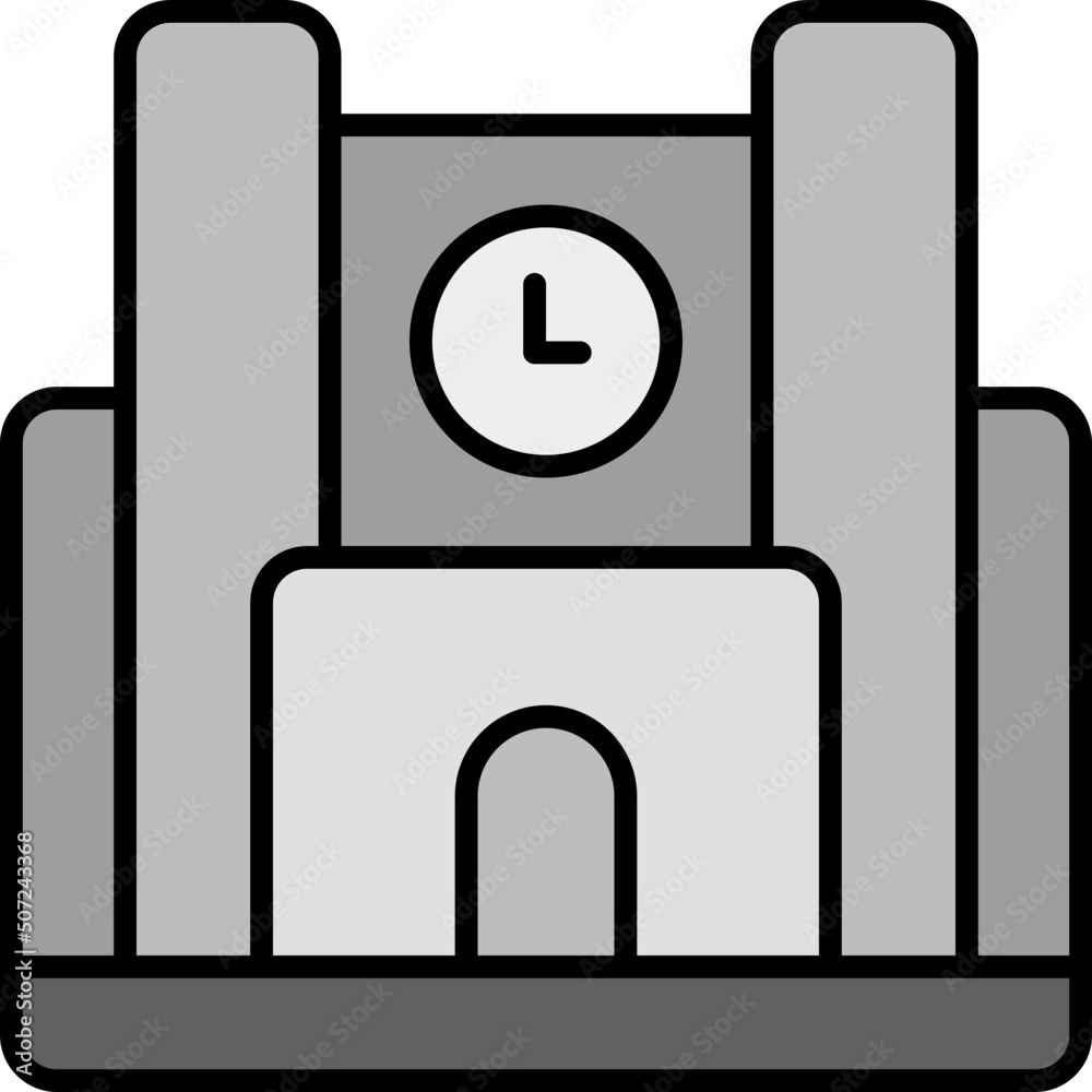 university outline color icon university outline color icon