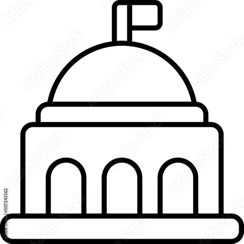 embassy outline icon