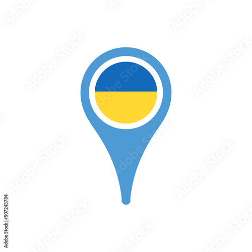 Colour icon for Ukraine Flag Map Free Download Colour icon for Ukraine Flag Map - GFXLoad