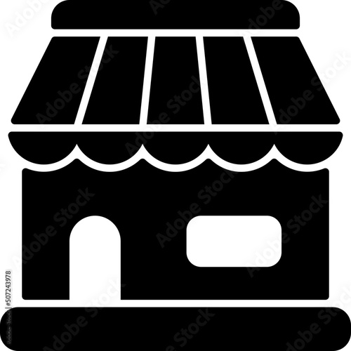 shop glyph icon