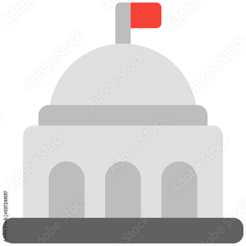 embassy flat icon