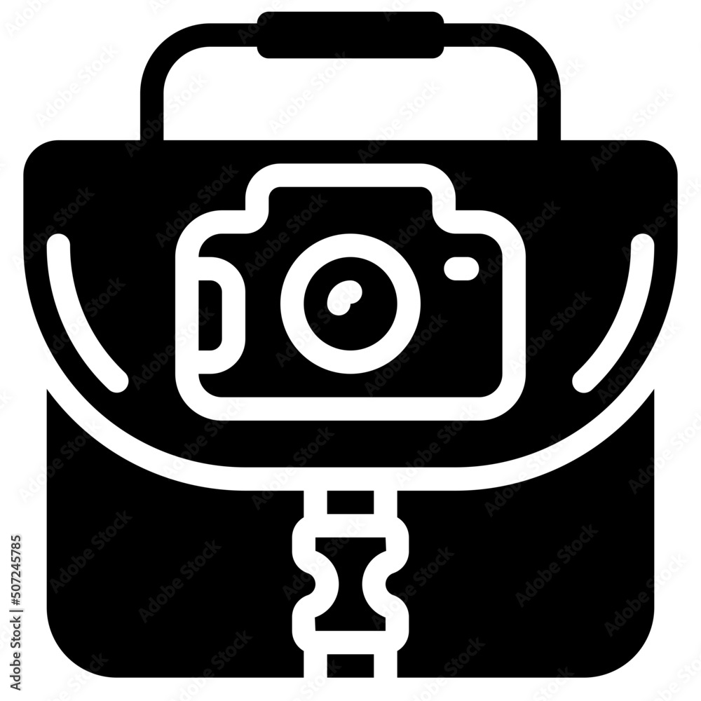 Camera Bag Icon Camera Bag Icon