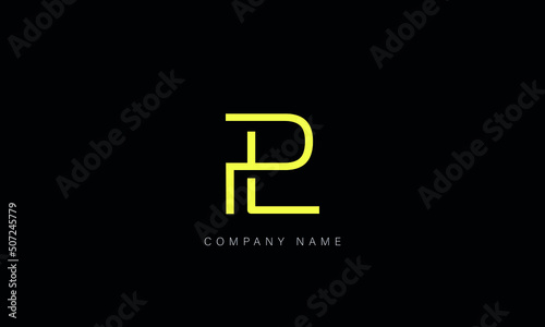 LP, PL, Abstract Letters Logo Monogram