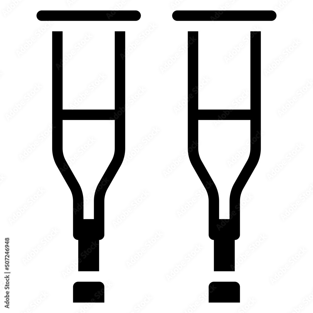Crutches Icon