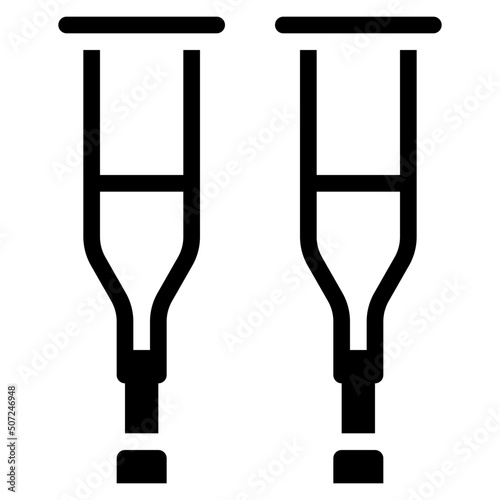 Crutches Icon