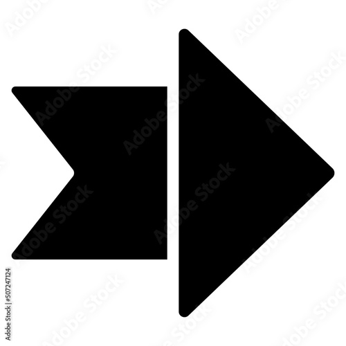 Large Banner Arrow Icon
