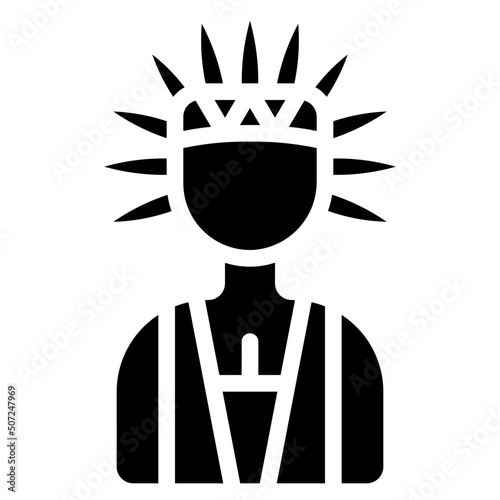Native Indian Man Icon